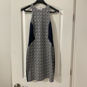 Banana Republic Navy Pattern Dress